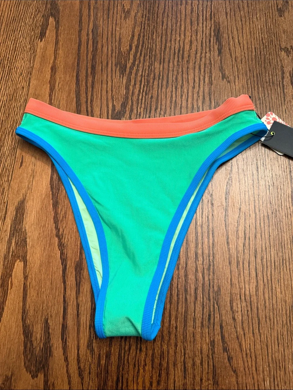 ONEONE Kelly Tayrona Ribbed Bikini Bottoms NWT free people movement exclusive M